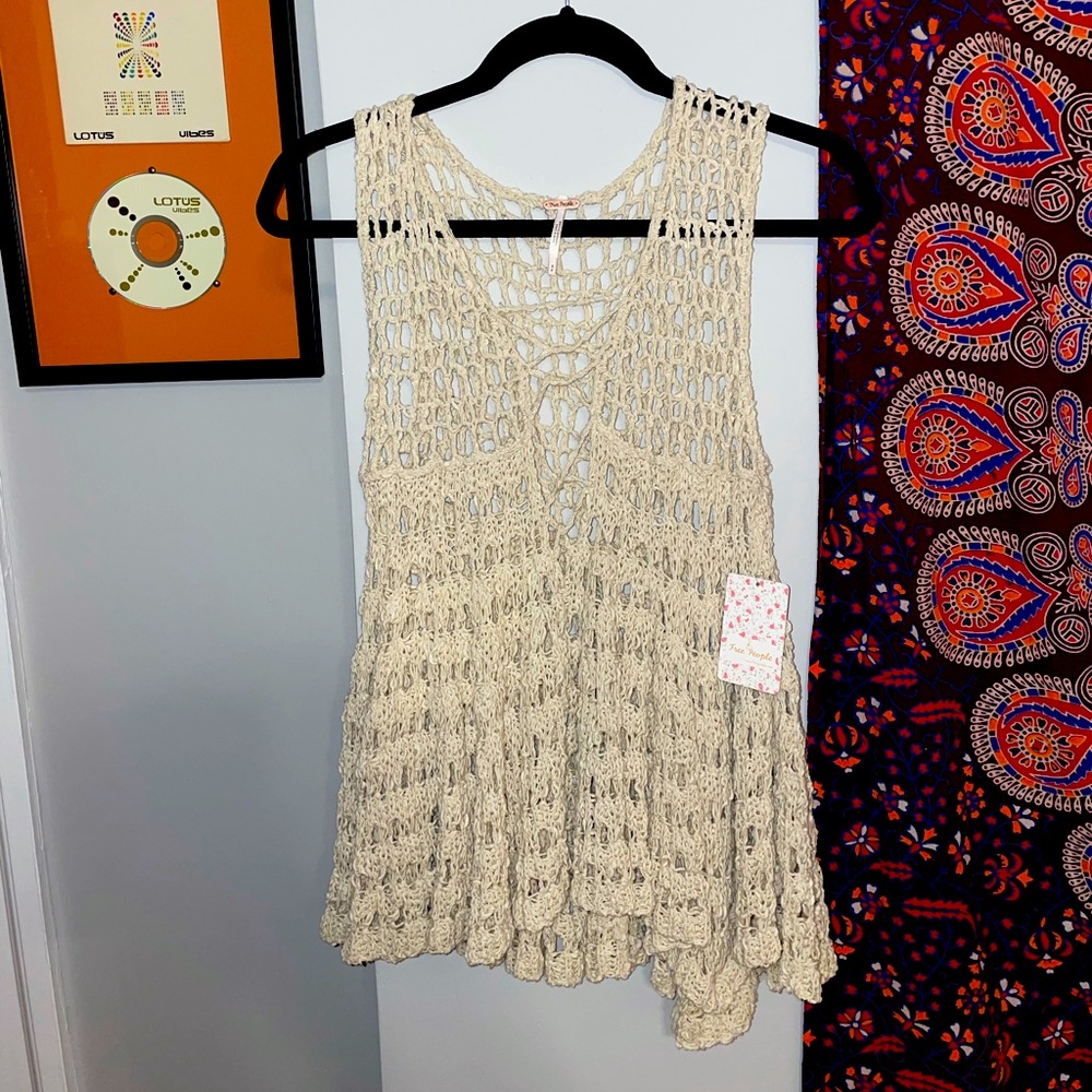 NWT. Free People crochet top. Brand new/ never worn.